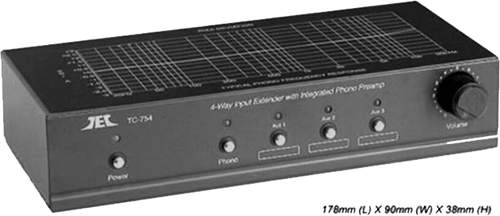 TC-754 Pre-Amplifier Front
